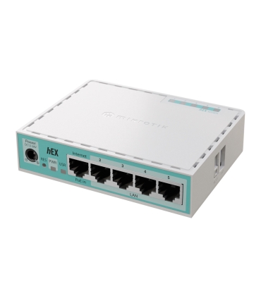 MikroTik | RouterBOARD hEX | E50UG | 10/100/1000 Mbit/s | Ethernet LAN (RJ-45) ports 5 | Mesh Support No | MU-MiMO No | No mobil