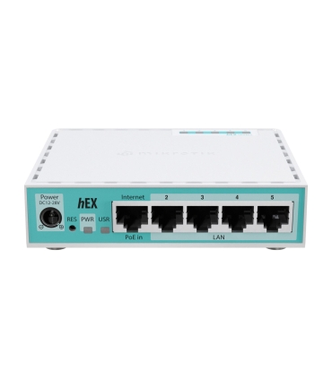 MikroTik | RouterBOARD hEX | E50UG | 10/100/1000 Mbit/s | Ethernet LAN (RJ-45) ports 5 | Mesh Support No | MU-MiMO No | No mobil