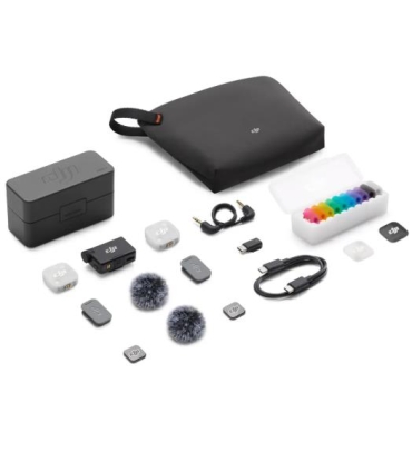 DJI Mic Mini 2, 2TX 1RX, juhtmevaba mikrofonikomplekt, hall