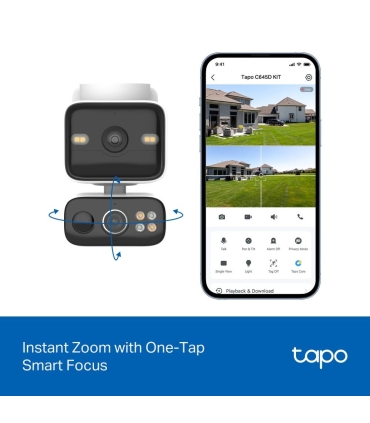 TP-LINK WRL CAMERA PAN/TILT/DUAL TAPO C645D KIT 