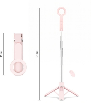 Tech-Protect statiiv-käsistatiiv L11S, roosa