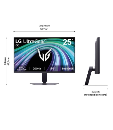 LG 24,4" 25G523B-B
