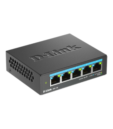 D-Link | DMS-105/E | 5-Port 2.5G Multi-Gigabit Desktop Switch | Desktop | Unmanaged
