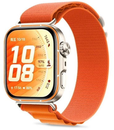 Tech-Protect kellarihm Nylon Pro Huawei Watch Fit 3/4/4 Pro/5/5 Pro, oranž