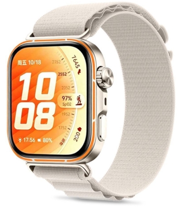 Tech-Protect kellarihm Nylon Pro Huawei Watch Fit 3/4/4 Pro/5/5 Pro, starlight