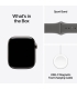 Apple Watch Series 11 GPS + Cellular 42mm Natural Titanium Case with Stone Grey Sport Band - S/M