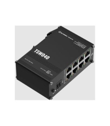 Teltonika | Industrial Switch | TSW040 | Unmanaged | DIN rail mountable | 10/100 Mbps (RJ-45) ports quantity 8 | PoE+ ports quan