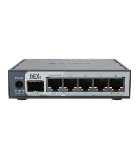 MikroTik | hEX S (2025) | 10/100/1000 Mbit/s | Ethernet LAN (RJ-45) ports 5 | Mesh Support No | MU-MiMO No | No mobile broadband