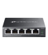 TP-LINK | Omada 5-Port Gigabit Easy Managed Switch with 4-Port PoE+ | ES205GP | Desktop/Wall mountable