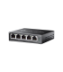 TP-LINK | Omada 5-Port Gigabit Easy Managed Switch with 4-Port PoE+ | ES205GP | Desktop/Wall mountable