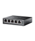 TP-LINK | Omada 5-Port Gigabit Easy Managed Switch with 4-Port PoE+ | ES205GP | Desktop/Wall mountable