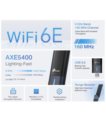 TP-LINK WRL ADAPTER 5400MBPS WI-FI 6E/ARCHER TXE70UH 