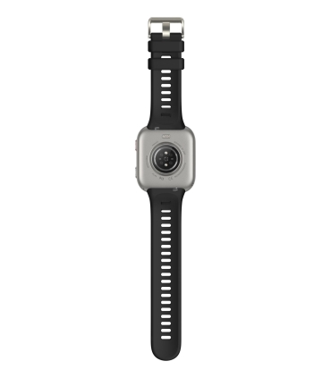 Amazfit Bip Max, hõbedane korpus, must