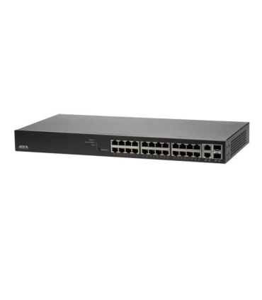 AXIS Switch  Rack 1U 24x10Base-T / 100Base-TX / 1000Base-T 2x10/100/1000BASE-T/SFP combo 2xSFP 24xRJ45 PoE ports 24 01192-002