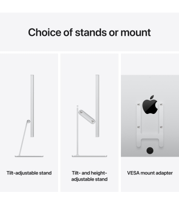 Apple Studio Display - Standard glass - Tilt- and height-adjustable stand