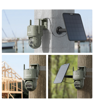 Reolink | TrackMix Series G770 Camouflage with Solar Panel 2 4G LTE Dual-Lens Battery Security Camera | PTZ | 4 MP | 2.8mm/F1.6 