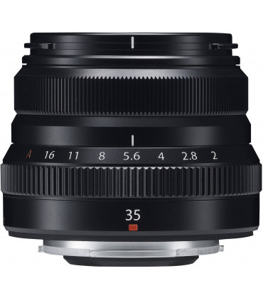 Fujinon XF 35mm f/2 R WR objektiiv, must