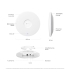 TP-LINK Access Point  11000 Mbps IEEE 802.11a/b/g IEEE 802.11n IEEE 802.11ac IEEE 802.11ax 1x2.5GbE EAP772