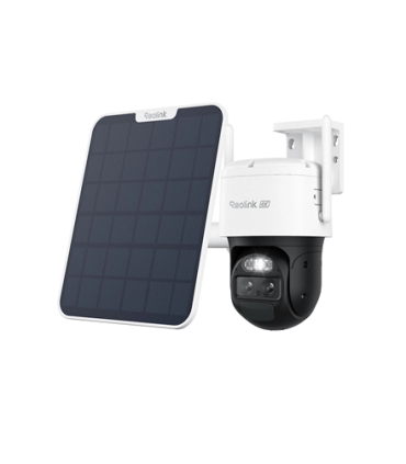 Reolink 4K Dual-Lens Wi-Fi 6 Battery-Powered Security Camera withSolar Panel 2 | Trackmix Series B770 | PTZ | 2.8mm/F1.6 | H.264