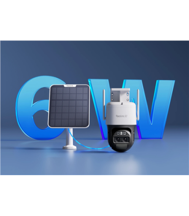 Reolink 4K Dual-Lens Wi-Fi 6 Battery-Powered Security Camera withSolar Panel 2 | Trackmix Series B770 | PTZ | 2.8mm/F1.6 | H.264