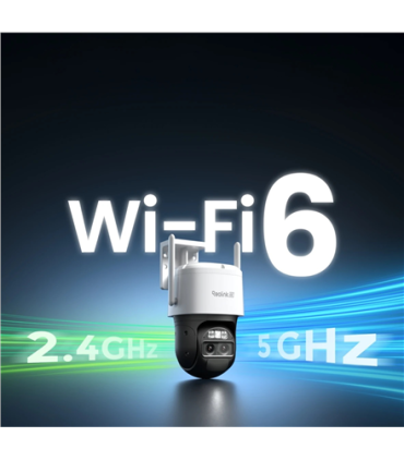Reolink 4K Dual-Lens Wi-Fi 6 Battery-Powered Security Camera withSolar Panel 2 | Trackmix Series B770 | PTZ | 2.8mm/F1.6 | H.264