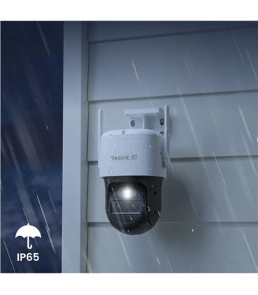 Reolink 4K Dual-Lens Wi-Fi 6 Battery-Powered Security Camera withSolar Panel 2 | Trackmix Series B770 | PTZ | 2.8mm/F1.6 | H.264