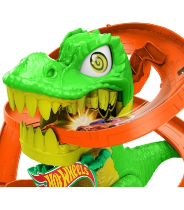 Hot Wheels® City T-Rex tuletõrjejaamas