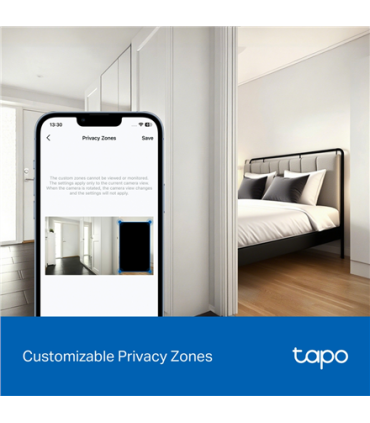 TP-LINK | Tapo C250 | Pan/Tilt AI Home Security Wi-Fi Camera | PTZ | 8 MP | 4mm/F1.6 | H.265 | MicroSD Card up to 512 GB