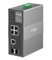 TP-LINK Switch  Switch type Managed Rack mounting Yes 4xRJ-45 ports RJ-45 Ports Type Gigabit Ethernet (10/100/1000) 1xCombo SFP 