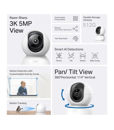 TP-LINK WRL CAMERA PAN/TILT/TAPO C230 
