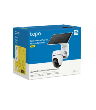 TP-LINK TC90 KIT | Solar-Powered Pan/Tilt Security Camera Kit | 3 MP | 4mm/F1.6 | MicroSD Card Up to 512 GB