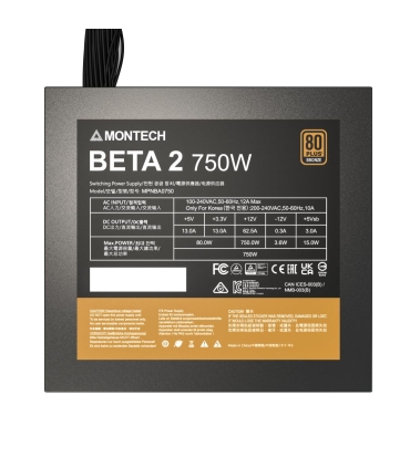 Montech Beta 2 ATX PC 100 - 240 V 750 W BETA2750W