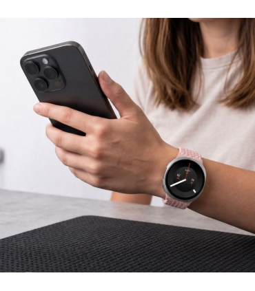 Tech-Protect kellarihm NylonMag Samsung Galaxy Watch 40/44/46mm, dusty rose