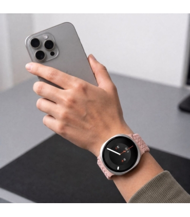 Tech-Protect kellarihm NylonMag Samsung Galaxy Watch 40/44/46mm, dusty rose