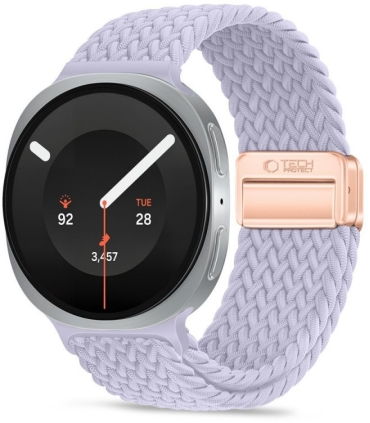 Tech-Protect kellarihm NylonMag Samsung Galaxy Watch 40/44/46mm, periwinkle