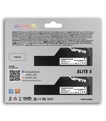 Patriot 32GB DDR5-6000/KIT2 CL28 VEU532G6028K
