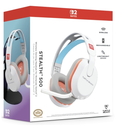 Turtle Beach Stealth 500 Nintendo Switch 2, valge