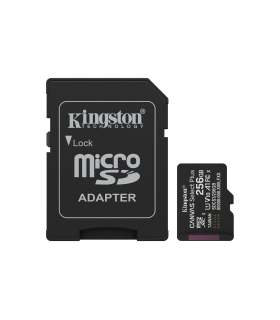 Kingston Micro SDXC 256GB UHS-I/W/ADAPTER SDCS3/256GB