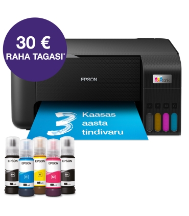Epson EcoTank L3230 printer-skänner-koopiamasin, must