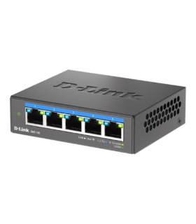 D-Link | DMS-105/E | 5-Port 2.5G Multi-Gigabit Desktop Switch | Desktop | Unmanaged