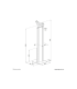 Neomounts Floor stand FL15-628BL1
