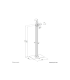 Neomounts Floor stand FL15-627BL1