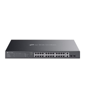 TP-LINK Switch  Omada ES228GMP Switch type Managed Switch layer L2 Rack mounting Yes 26xRJ-45 ports RJ-45 Ports Type Gigabit Eth