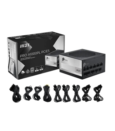MSI PRO A1000PL PCIE5 ATX PC 100 - 240 V 1000 W PROA1000PLPCIE5
