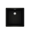 Sink Teka Radea R10 40.40 M-TG black carbon