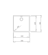 Sink Teka Radea R10 40.40 M-TG black carbon