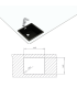 Sink Teka Radea R10 40.40 M-TG black carbon