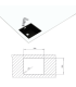 Sink Teka Radea R10 40.40 M-TG black carbon