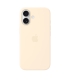 Apple iPhone 17 Silicone Case with MagSafe – Vanilla
