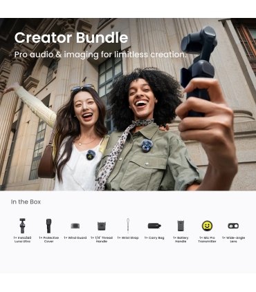 Insta360 Luna Ultra Creator Bundle, cosmic black